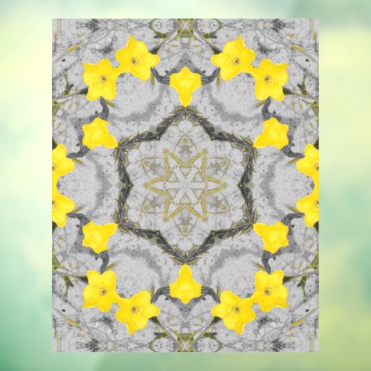 Jonquil Harmony Wheel  Raamsticker (Vel 3)