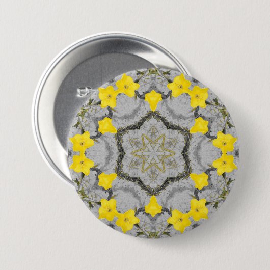 Jonquil Harmony Wheel  Ronde Button 7,6 Cm (Voorkant /achterkant)