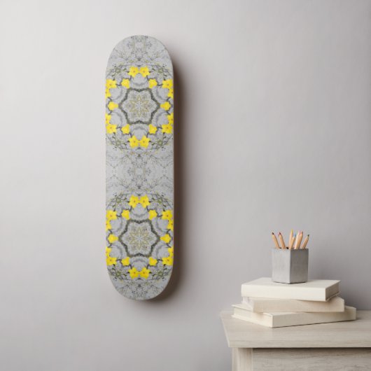 Jonquil Harmony Wiel  Persoonlijk Skateboard (Muurkunst)