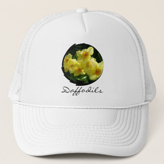 Jonquils/Daffodils/Narcissus Trucker Pet (Voorkant)