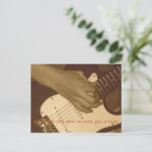 Jon's Guitar Briefkaart (Staand voorkant)