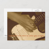 Jon's Guitar Briefkaart (Voorkant / Achterkant)