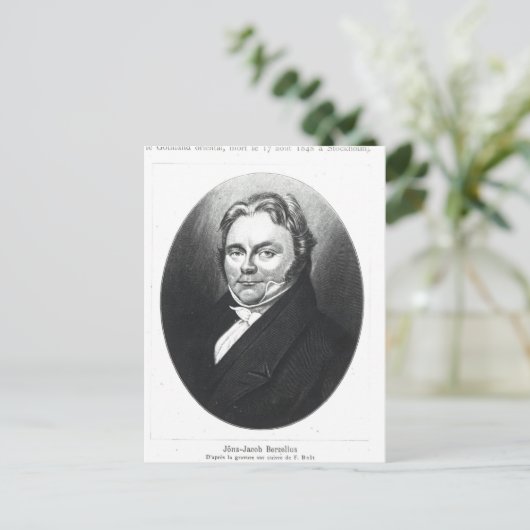 Jons Jakob Berzelius Briefkaart (Staand voorkant)