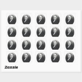 Jons Jakob Berzelius Vierkante Sticker (Vel)