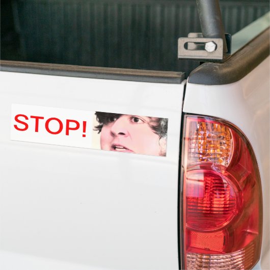 JonTron STOP Bumpersticker (Op Truck)