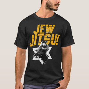 Jood Jitsu Grappige Joodse Martial Arts Rabbi Jiu  T-shirt