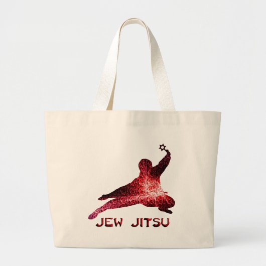 Jood Jitsu Grote Tote Bag (Voorkant)