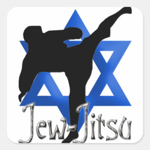 Jood Jitsu Vierkante Sticker