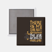 Jood van Malta Ignorance Quote Magneet (Voorkant / Achterkant)
