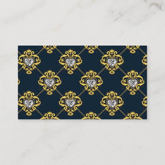 Joodconsultant visitekaartje - Diamonds (Achterkant)