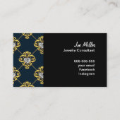 Joodconsultant visitekaartje - Diamonds (Voorkant)