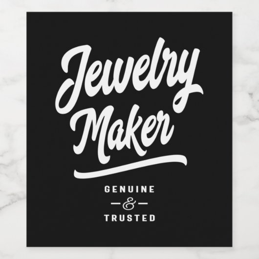 Joodmaker Titel functie Cadeau Wijn Etiket (Enkel label)