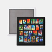 Joods alfabet magneet Otiyot (Voorkant / Achterkant)