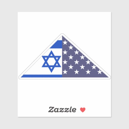 JOODS AMERIKAAN STICKER (Vel)