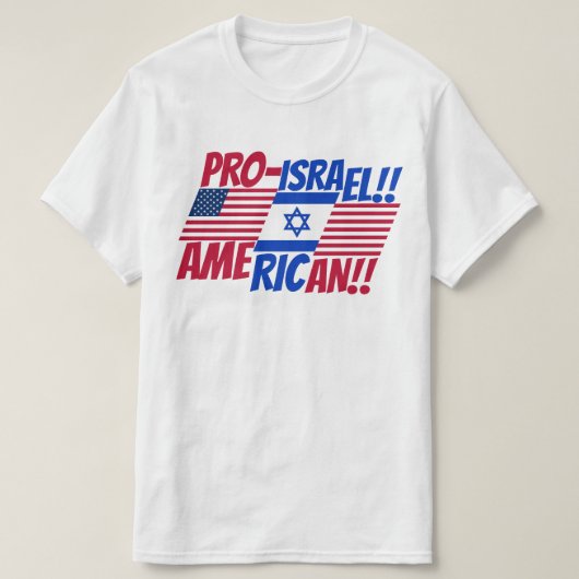 JOODS-AMERIKAANS T-SHIRT (Design voorkant)