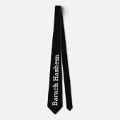 Joods Baruch Hashem Dank G-d Stropdas (Voorkant)