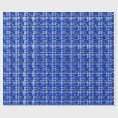 Joods-blauw-Dreidel-Pair-Wrapping Paper Cadeaupapier (Vlak)