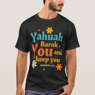 Joods geloof Jahweh Jezus Hebreeuws Yahuah Barak Y T-shirt