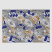 Joods-Hammered-Dreidel-Letters-Weefpapier Tissuepapier (Voorkant)