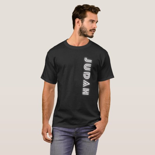 Joods Hebreeuws Israëelite Menorah Yiddish Judah T T-shirt (Voorkant volledig)
