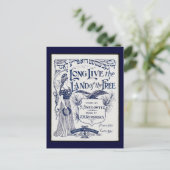 Joods Hoesje voor muziek Briefkaart (Staand voorkant)