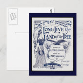 Joods Hoesje voor muziek Briefkaart (Voorkant / Achterkant)