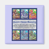 Joods Huis Zegen Stad Jeruzalem Magneet (Voorkant)