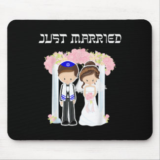 Joods huwelijk alleen gehuwd met Chuppah Bride Gro Muismat