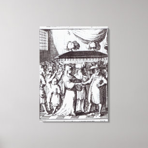 Joods huwelijk canvas afdruk