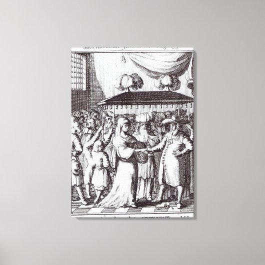 Joods huwelijk canvas afdruk (Voorkant)