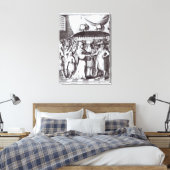 Joods huwelijk canvas afdruk (Insitu (Slaapkamer))