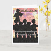 Joods Huwelijk, Chuppah Kaart (Gele Bloem)