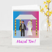 Joods Huwelijk/(Luifel) Kaart Huppa (Gele Bloem)