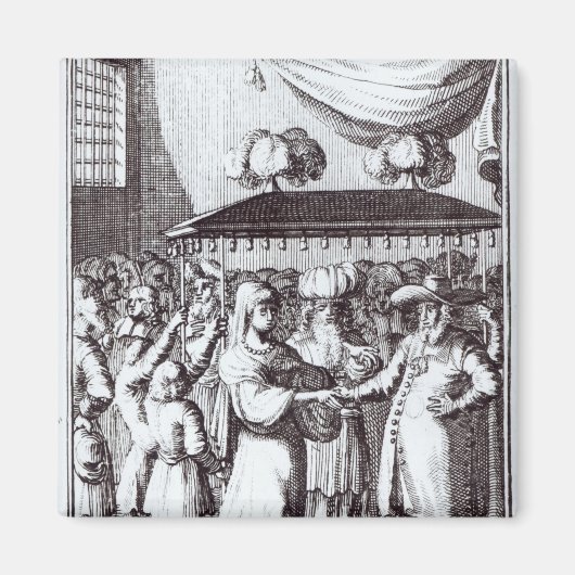 Joods huwelijk magneet (Voorkant)