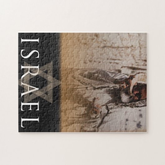 Joods Israël - Man van de puzzel-Heilige Stoel in  Legpuzzel (Horizontaal)