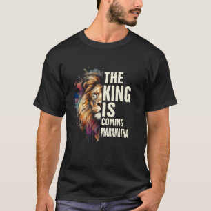 Joods Jahweh Hebreeuws Israëliet De Koning komt T-shirt