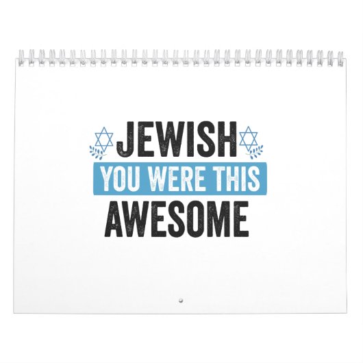 Joods je was dit Geweldige hanoeka cadeau Kalender (Hoes)