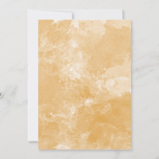 Joods Jeruzalem Bruiloft Bestemming Kaart (Achterkant)