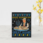 Joods lelijk maakt Chanoeka weer geweldig grappig  Kaart (Gele Bloem)