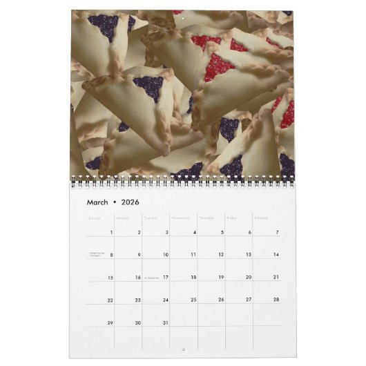 Joods leven kalender (Mar 2026)