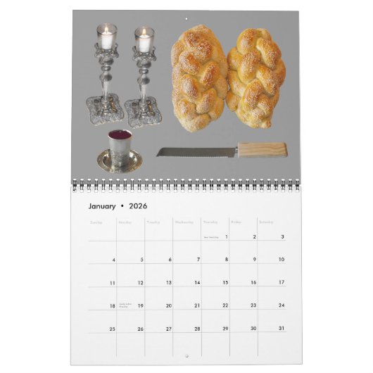Joods leven kalender (Jan 2026)