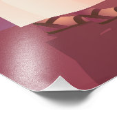 Joods Man Blowing the Shofar Ram's Horn Foto Afdruk (Hoek)