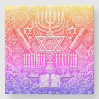 joods marmeren onderzetter