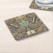 joods marmeren onderzetter (Gebogen)