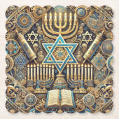 joods marmeren onderzetter (Voorkant)