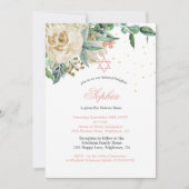 Joods meisje Baby met roze rozen religie Kaart (Voorkant)