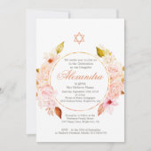 Joods meisje Baby noemt Rozen Davidster Kaart (Voorkant)