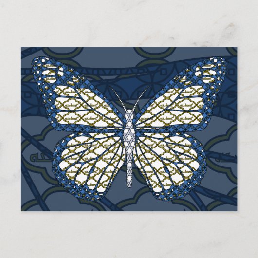 Joods Monarch Briefkaart (Voorkant)