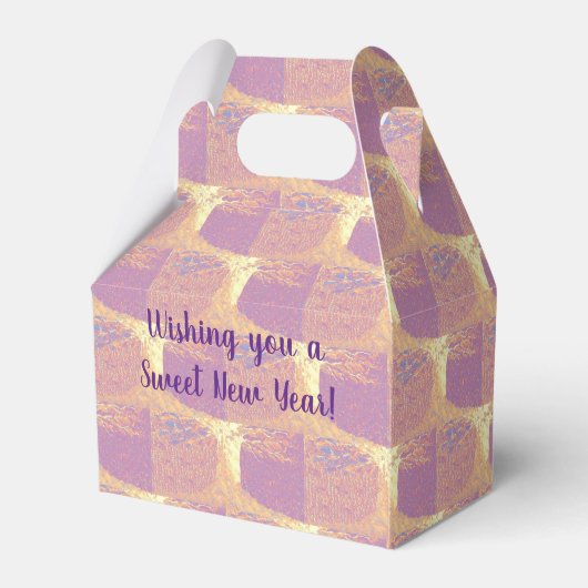 Joods Nieuwjaar Favor Box Bedankdoosjes (Voorkant Zijde)