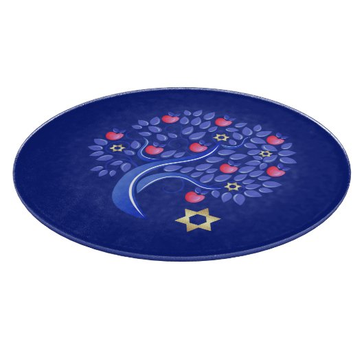 Joods nieuwjaar | Raad Rosh Hashanah Challah Snijplank (Hoek)